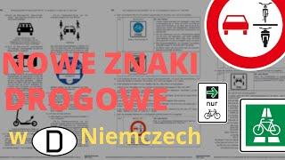 Nowe znaki drogowe w Niemczech!