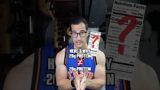 You’re reading protein labels wrong. #macros #foodlabels #protein