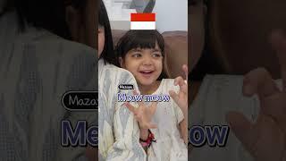 Suara hewan di Indonesia VS di Korea versi Yunji dan @mazayaamania 