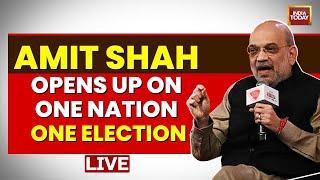 Amit Shah Exclusive Interview: Amit Shah Says One Nation One Election Will Benefit India