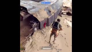 Taking a rocket to the face for your buddy... - Starwars Battlefront II