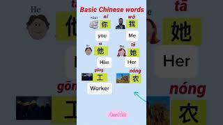 Basic Chinese words （28） -#chineselearning #mandarin #studywithme  #chineselanguage