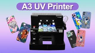 Colorsun A3 uv printer A2850 Print on Stainless steel plate