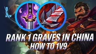 THE BEST GRAVES IN CHINA! TOP 1 GRAVES GAMEPLAY IN WILD RIFT | RiftGuides | WildRift