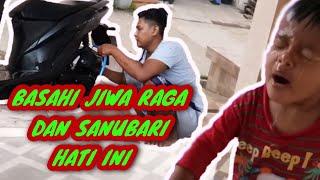 TUTORIAL Cuci Motor Ala Dedek Abil || Nyuci sambil nyruput kopi spot garasi rumah