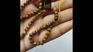 Natural Tiger Eye Beads Strands 13'' inch size only on iGems2021