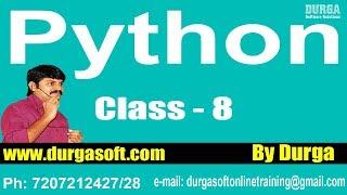 Learn Python Programming Tutorial Online Training by Durga Sir On 05-02-2018