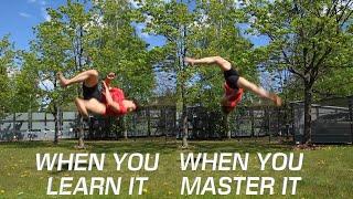 Tricking Skills: Beginner vs. Mastered