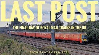 LAST POST, THE FINAL DAY OF ROYAL MAIL TRAINS IN THE UK, FILMED AT HEAMIES FARM & BADNALL, 20.9.24