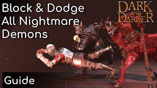 Block and Dodge All Nightmare Demons | Dark and Darker