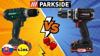 AKU VŔTACÍ SKRUTKOVAČ PARKSIDE BRUSHLESS PABSP 20 C2 vs PABS D5 SLOVAKIA SLOVENSKO SLOVENČINA LIDL