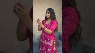 GRWM for Gangaur  wearing Rajputi Poshak  #Shivangisah #Shorts