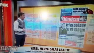 #FoxTV #İsmailKüçükkaya #ÇalarSaat #Marmaris Gündem Gazetesi Fox Tv'de