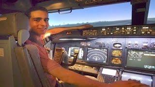 Can a FLIGHT SIMMER land a Boeing 737 FSTD? FIRST Takeoff & Landing in FULL MOTION Flight Simulator!