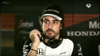 FERNANDO ALONSO Prueba para adivinar un circuito con solo oir el motor.