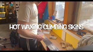 Hot Waxing Climbing Skins - Chugach Mountain Institute