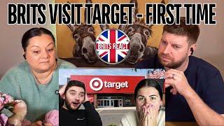 BRITS REACT | Brits Visit Target For The First Time! | BLIND REACTION