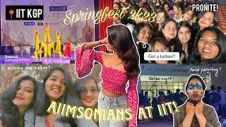 AIIMSonians at IIT I Springfest 2k23 l IIT Kharagpur Fest l Trip Vlog l AIIMS I Ahana Biswas l NEET