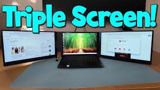 The ULTIMATE Laptop Upgrade – Triple Screen Madness! #KYY