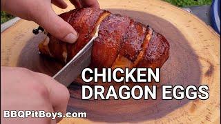 Chicken Dragon Eggs, over easy