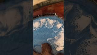 RESIN ART WAVES EFFECTS TUTORIAL #resinfrance #resinart #viral #shorts