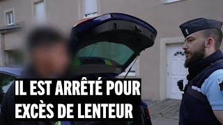 Arrêté pour conduite... trop lente !