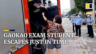 Locked-in Chinese student rescued just in time to sit gaokao national college exams