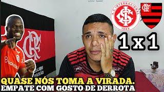 REACT INTERNACIONAL 1X1 FLAMENGO Melhores Momentos e Gols. BRASILEIRÃO #reactflamengo