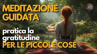 Meditazione Guidata per Coltivare Gratitudine e Apprezzare le Piccole Cose della Vita