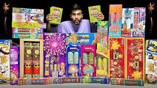 Fireworks Shopping Diwali Sky Shot Stash Crackers Testing 2024 | Yogesh 01