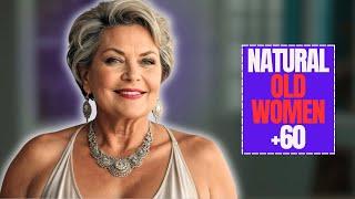 Natural Older Women OVER 60 Fashion Tips Review Pt-90