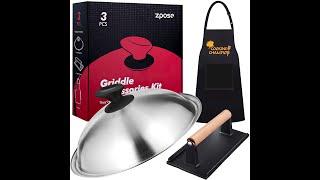 Zpose Melting Dome and Grill Press Set