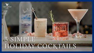 3 Simple Holiday Cocktail Recipes | Grey Goose Vodka