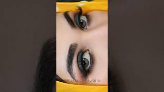 Easy Green Smokey Eye Makeup Tutorial for Beginners in Urdu Hindi #makeuptutorial #shorts