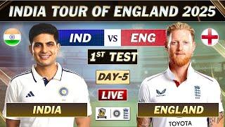 INDIA vs ENGLAND 1st TEST DAY 4 MATCH LIVE COMMENTARY | IND vs ENG MATCH LIVE | LAST OVERS