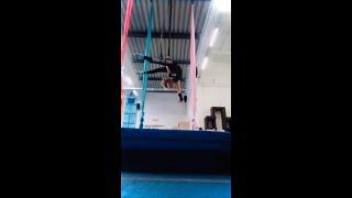 Amazing aerial straps skills 9 years old girl  #circus #acrobatics #aerialist