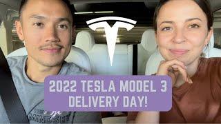 2022 Tesla Model 3 Delivery! Full Experience - ATLANTA PICK UP | DREAM CAR | VLOG