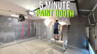 DIY Garage Paint Booth