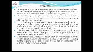 PROGRAM