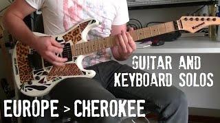 Europe - Cherokee Guitar and Keyboard solo cover