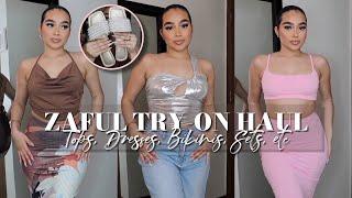 ZAFUL TRY-ON HAUL 2023 | AFFORDABLE TOPS, DRESSES, SETS, BIKINIS, ETC!