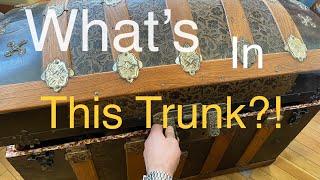 What's in the trunk?!? estate unboxing video, what treasures will there be?!?