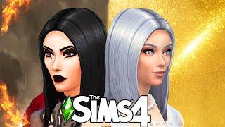 MELEK VE ŞEYTAN KIZ KARDEŞLER EV (The Sims 4)