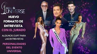 MISS UNIVERSO 2024 NUEVO FORMATO ENTREVISTAS , OUFIT DE ALGUNAS CANDIDATAS Y PERSONALIDADES DEL MU