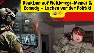 Reaktion auf Weltkriegs-Memes & Comedy – Lachen vor der Politik! 