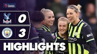 Jess Park Scores a Stunner!  | Crystal Palace v Manchester City Highlights | Barclays WSL 2024-25