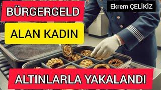 Sosyal Yardım Alan Kadın Havalimanında Altınlarla Yakalandı