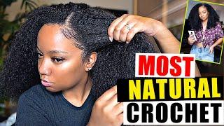 $20 Most NATURAL CROCHET EVER | PROTECTIVE STYLE TYPE 4 NATURAL HAIR