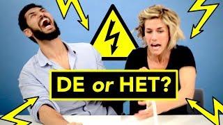 ELECTRIC SHOCK challenge  Dutch language students: DE or HET?