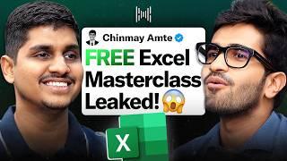 FREE Excel Course Leaked: A Game-Changer For Your Career | Ft. Chinmay Amte | KwK #168